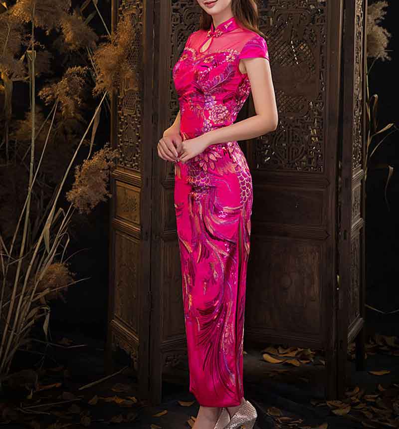 レディースのチャイナワンピース
