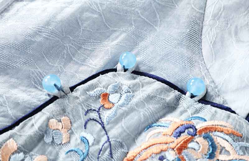 中国刺繍ワンピース