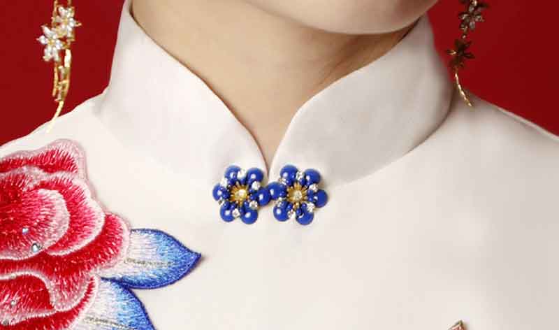 花刺繍イブニングチャイナドレス(2色)（ チャイナドレス）｜マイ