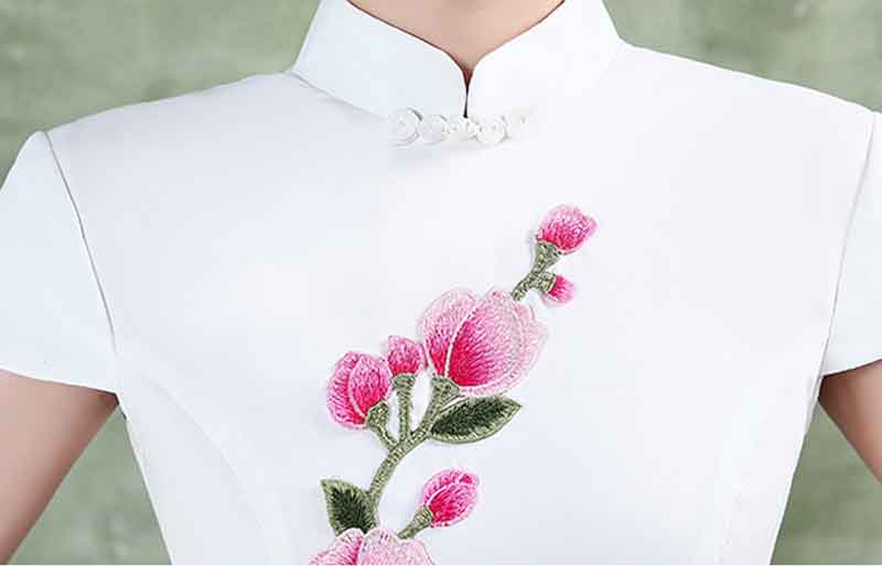 中国刺繍ワンピース