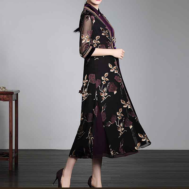 レディースのロングチャイナドレス