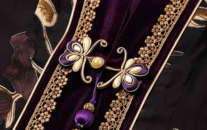 シルクのチャイナドレス