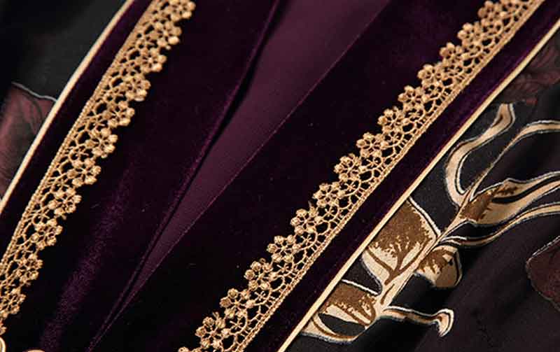 中華風のロングチャイナドレス