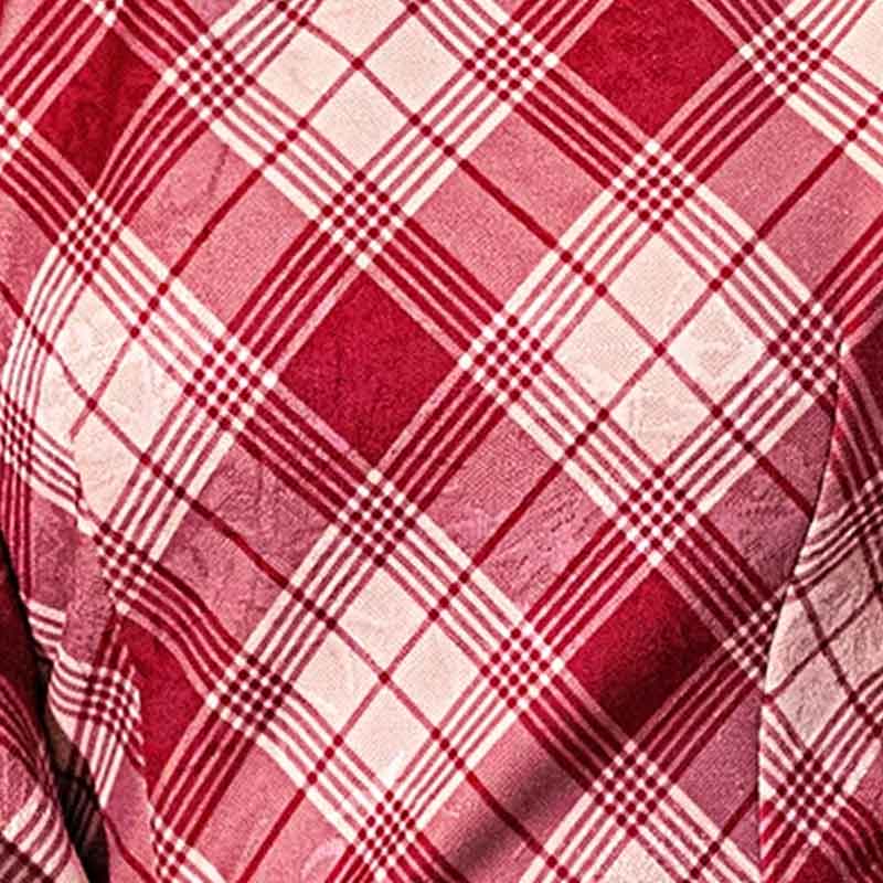 チェックワンピース