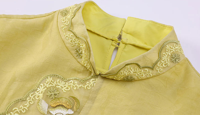 中国刺繍ワンピース