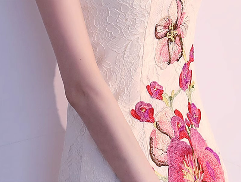 中国刺繍ワンピース