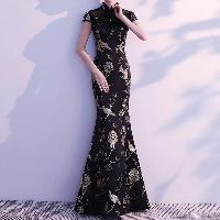 レディースのロングチャイナドレス