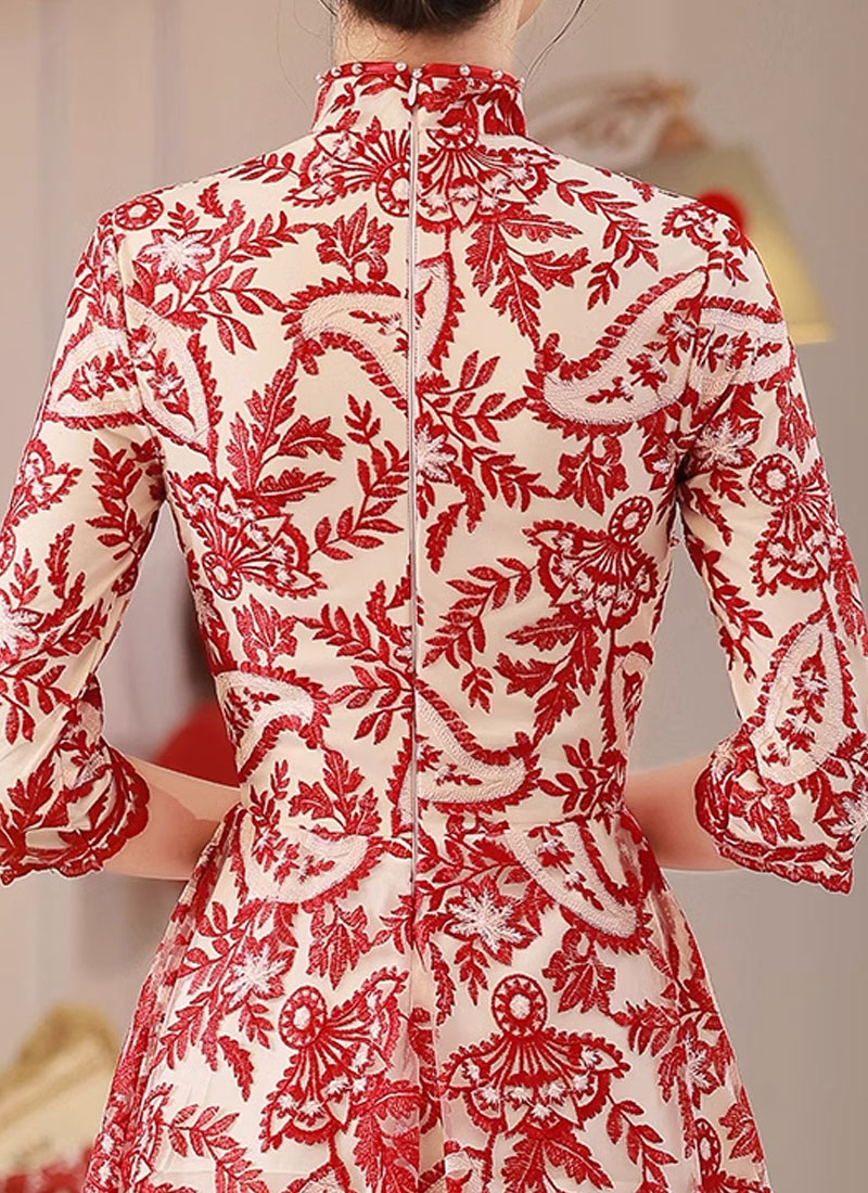 中国風のワンピース