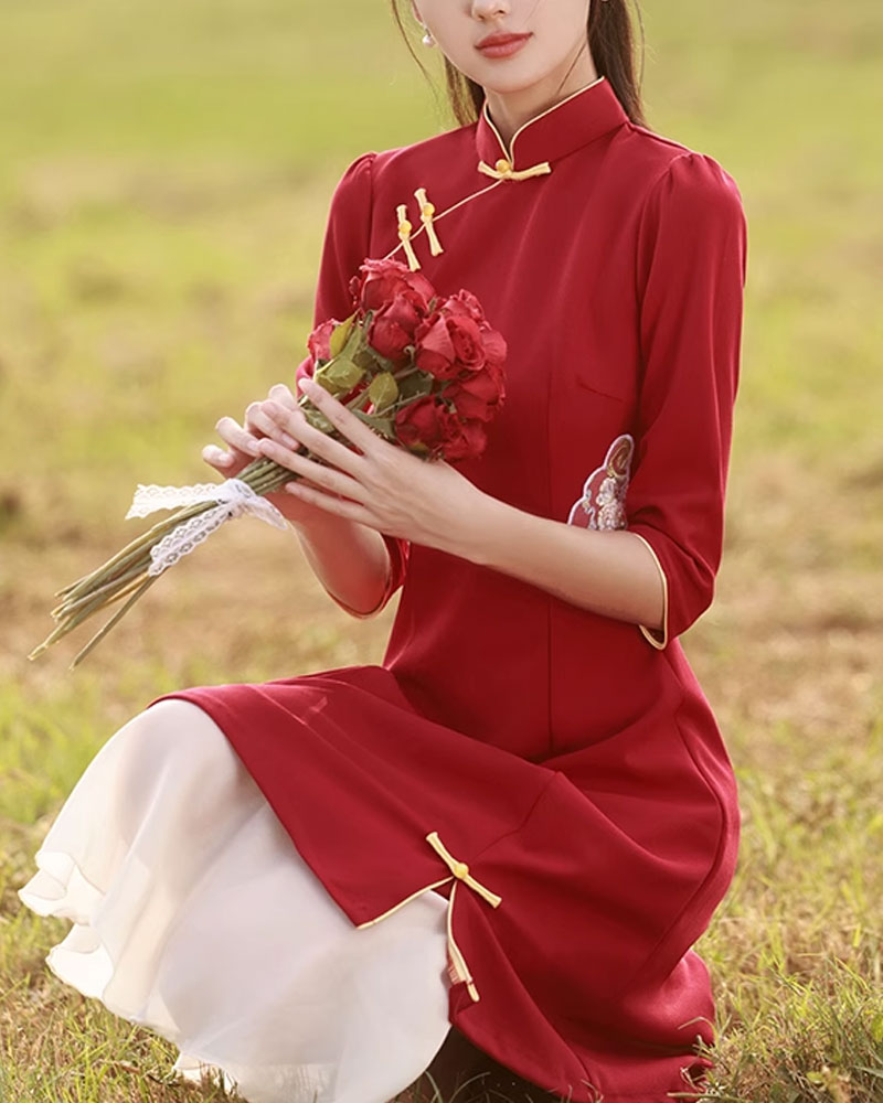 レディースのチャイナワンピース