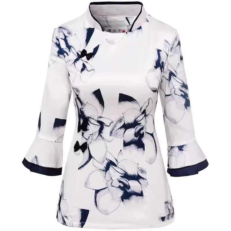 中華風のシャツ