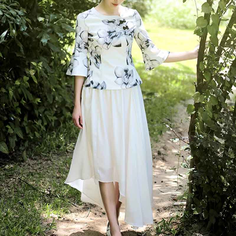 中華風のプルオーバー