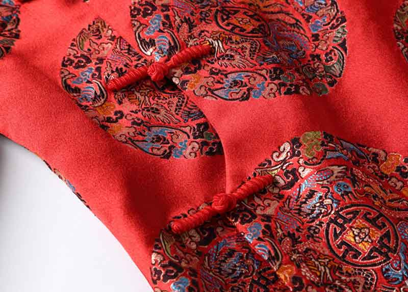 中国釦トップス