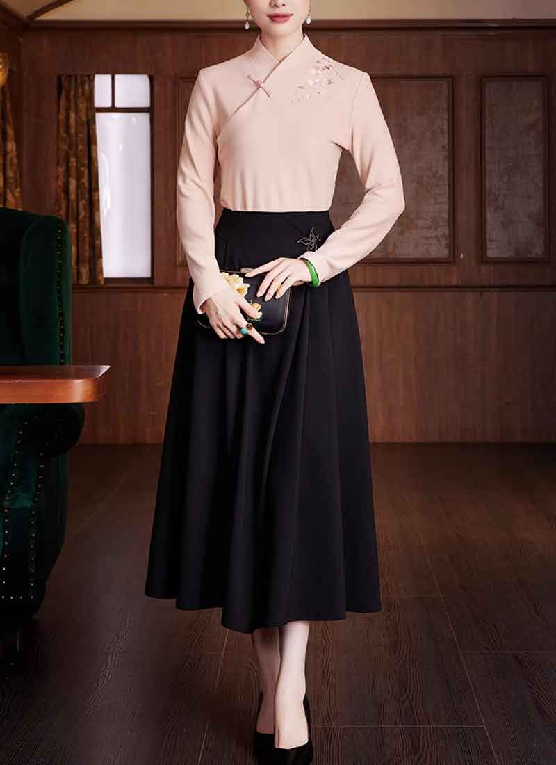 レディースのチャイナブラウス