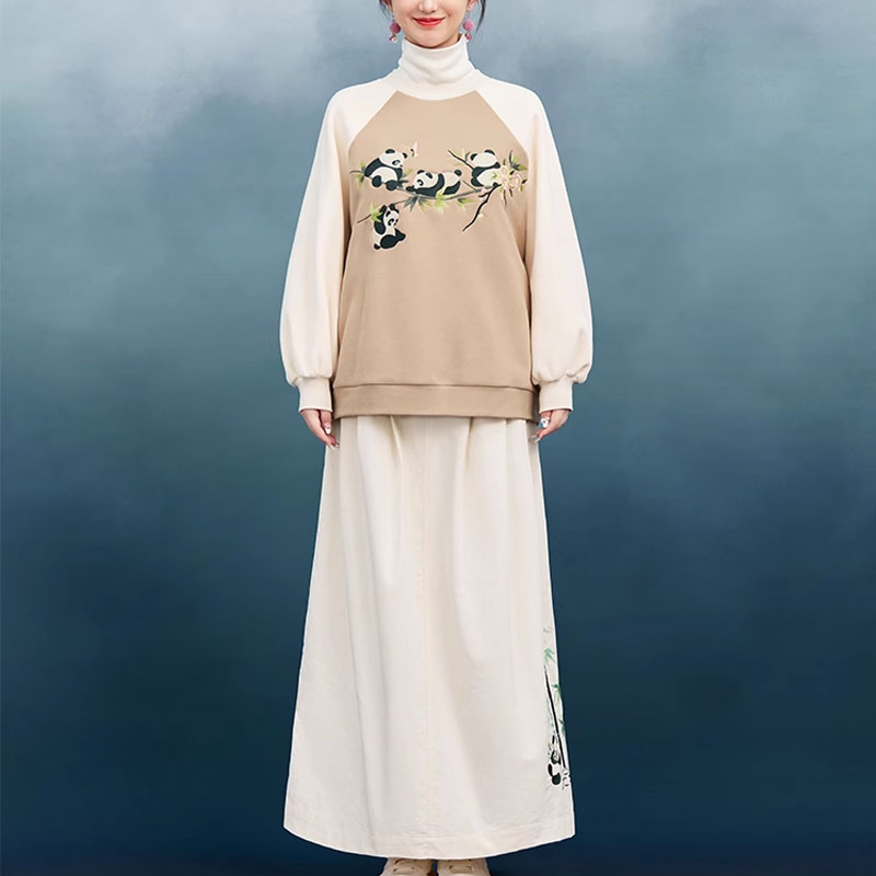 刺繍入りチャイナトップス