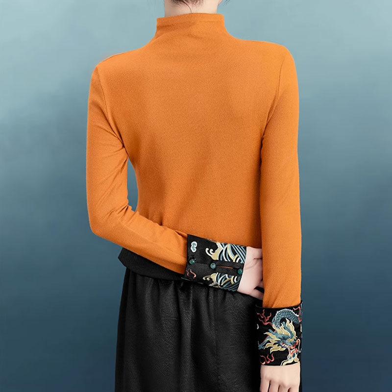 中華風のレディースTシャツ