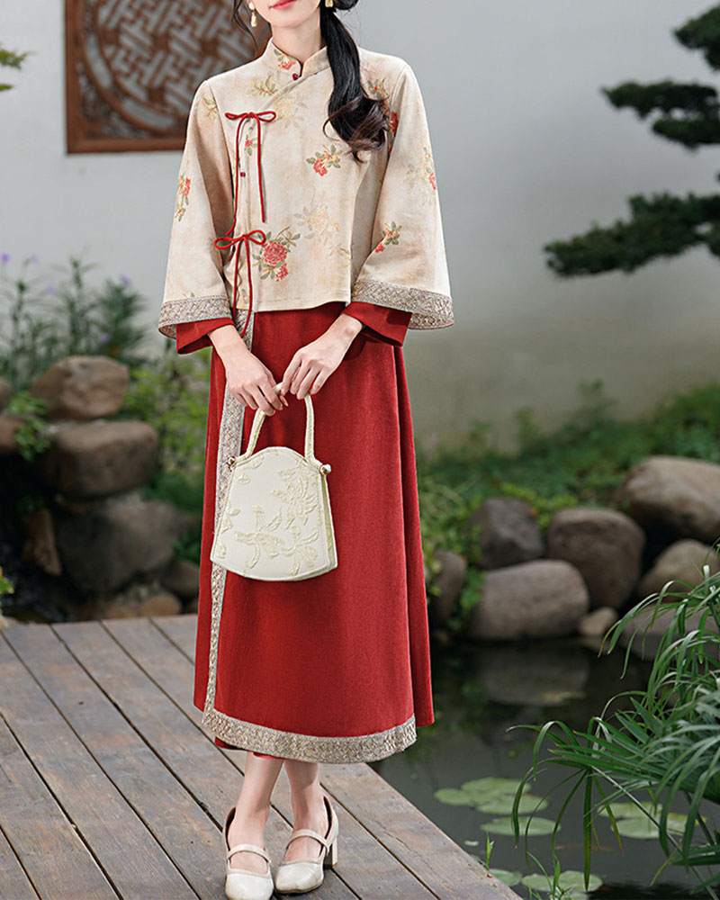 中華風のトップス