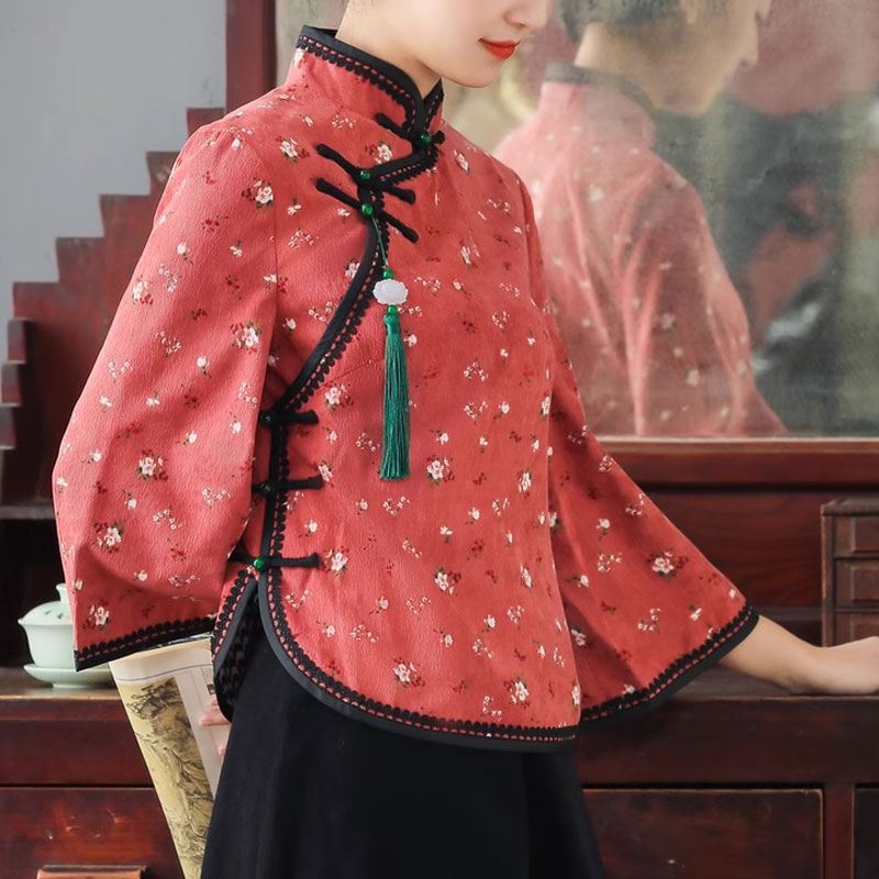 中華風のトップス