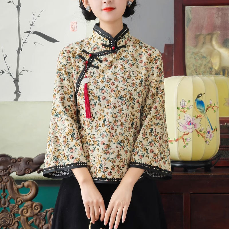 中華風のプルオーバー