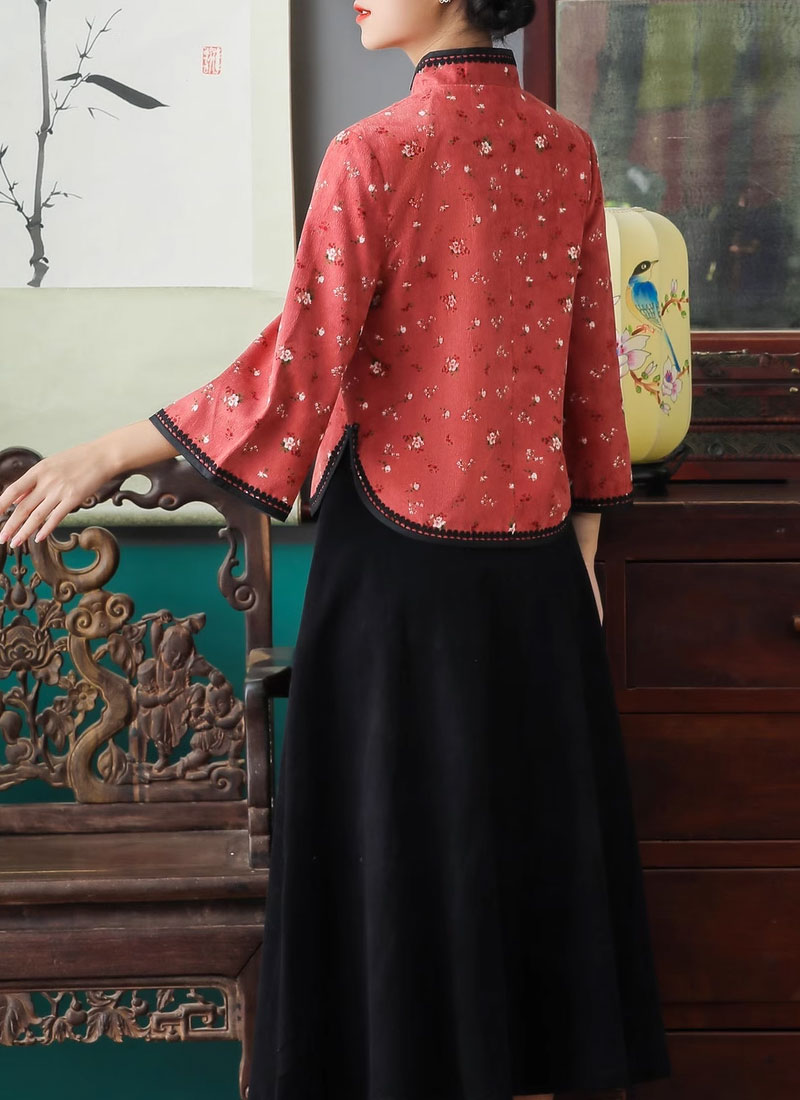 中華風のレディースシャツ