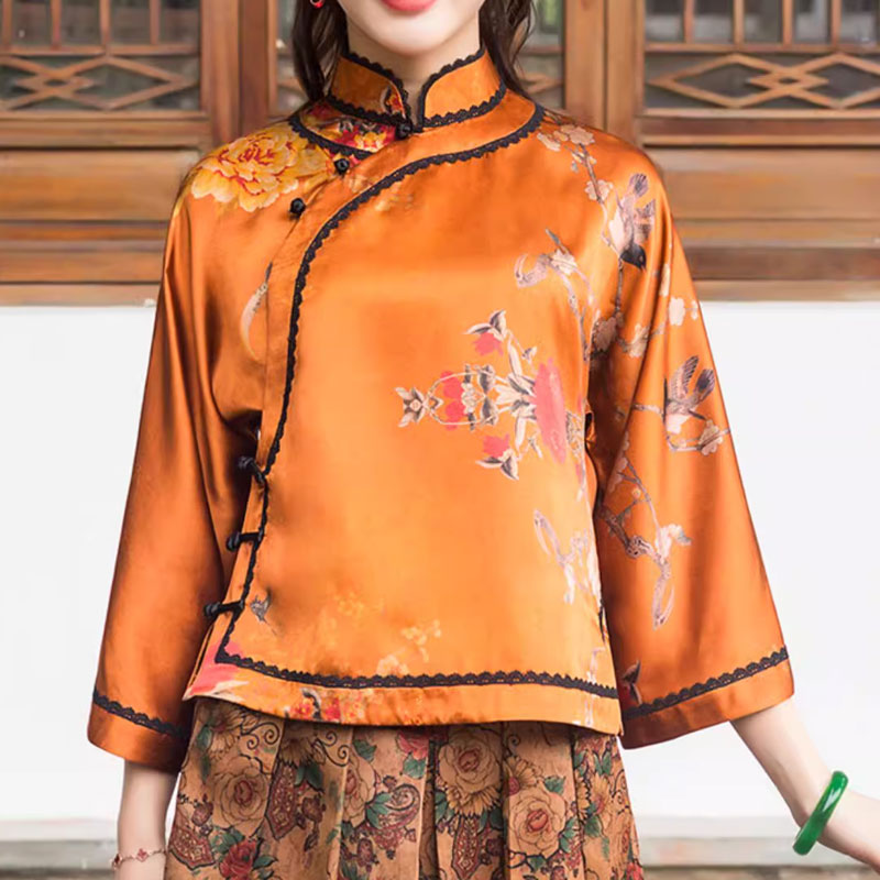 レディースのチャイナトップス