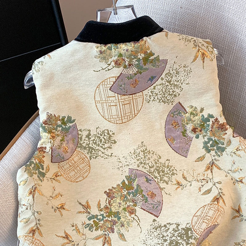 中国釦トップス