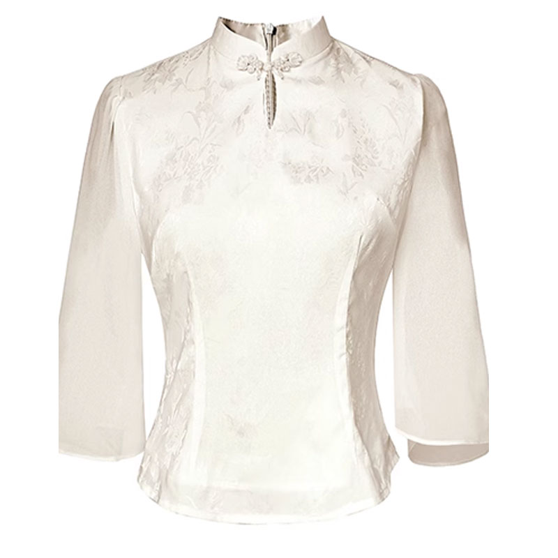 中華風のブラウス