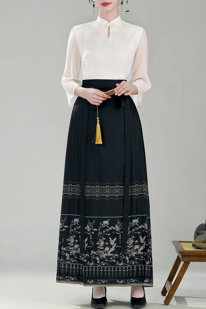 中華風のプルオーバー