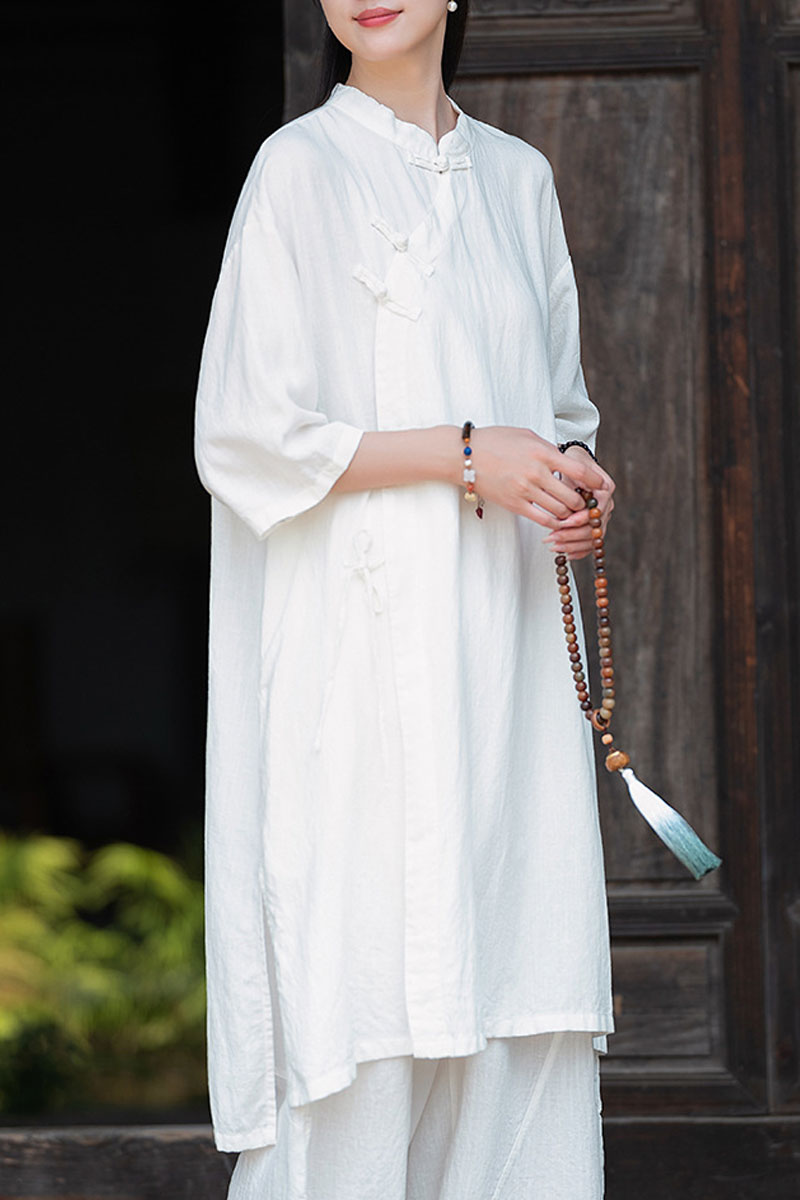 中華風のレディースシャツ