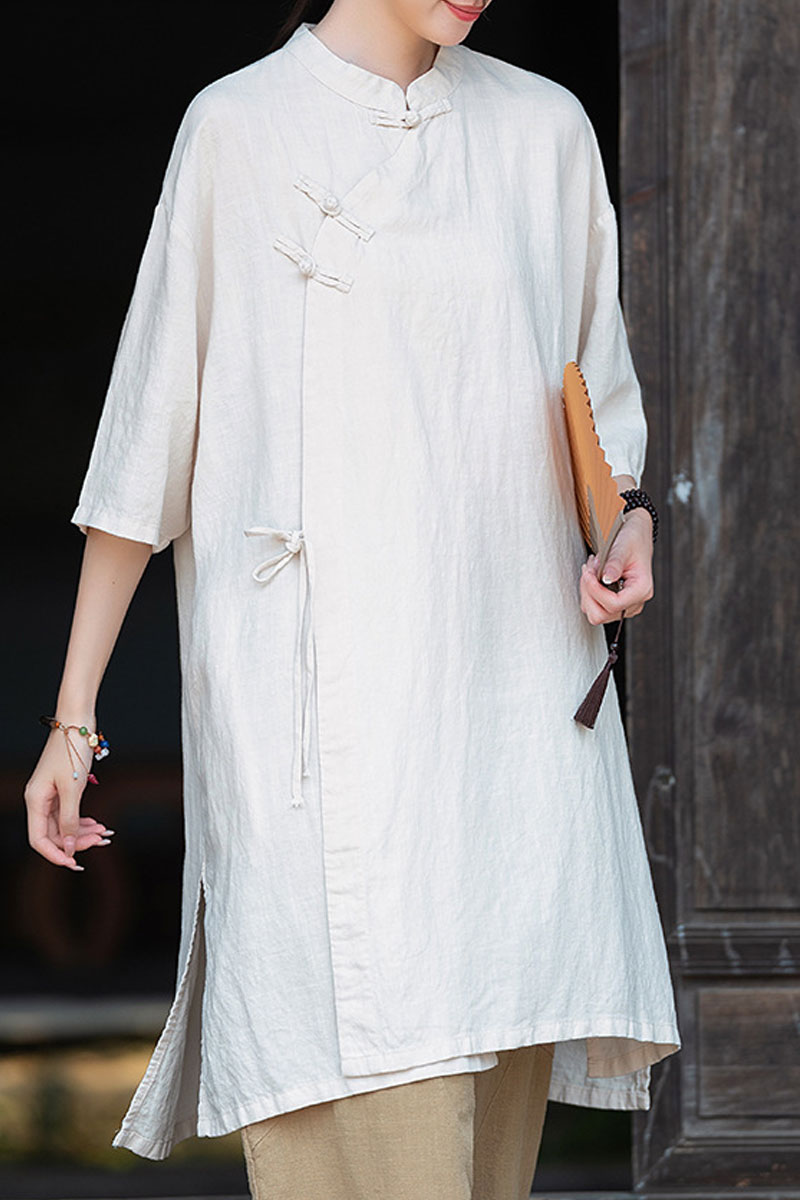 チャイナボタントップス