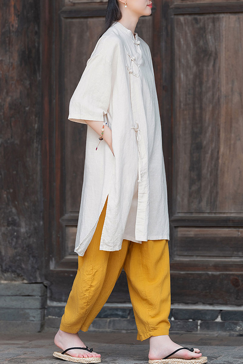 中国釦トップス