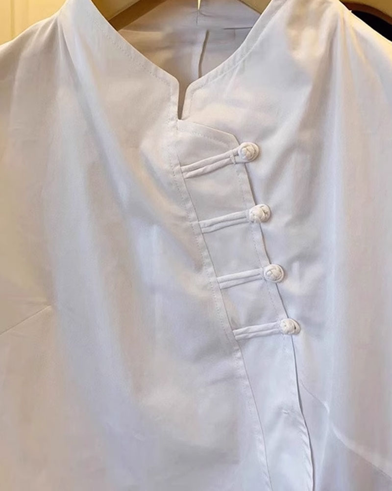 中華風のシャツ