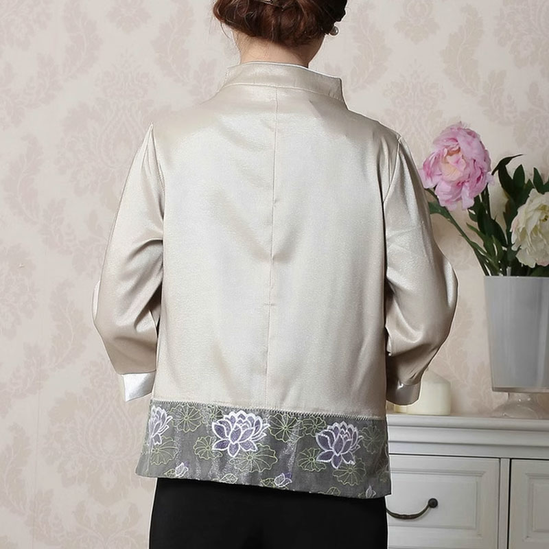 中華風の女性用ジャケット