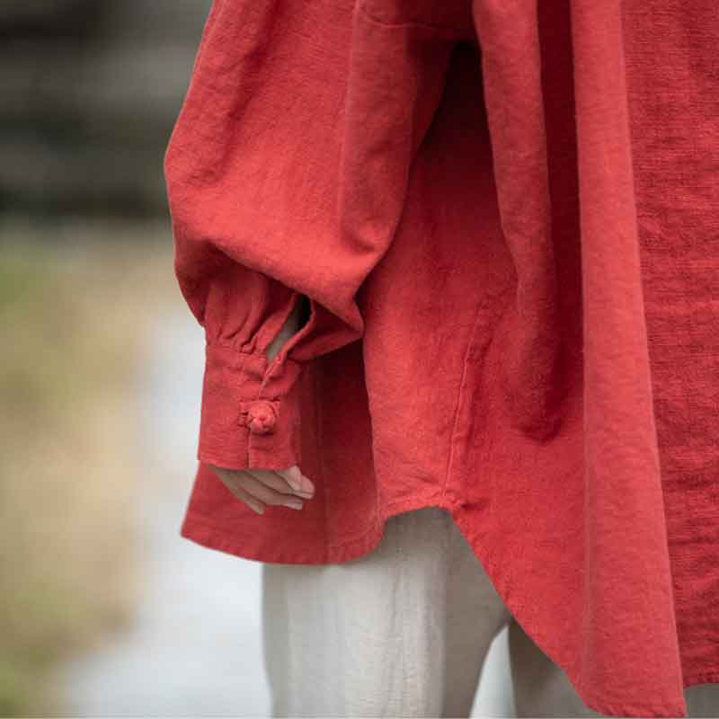 チャイナボタンの女性用ジャケット