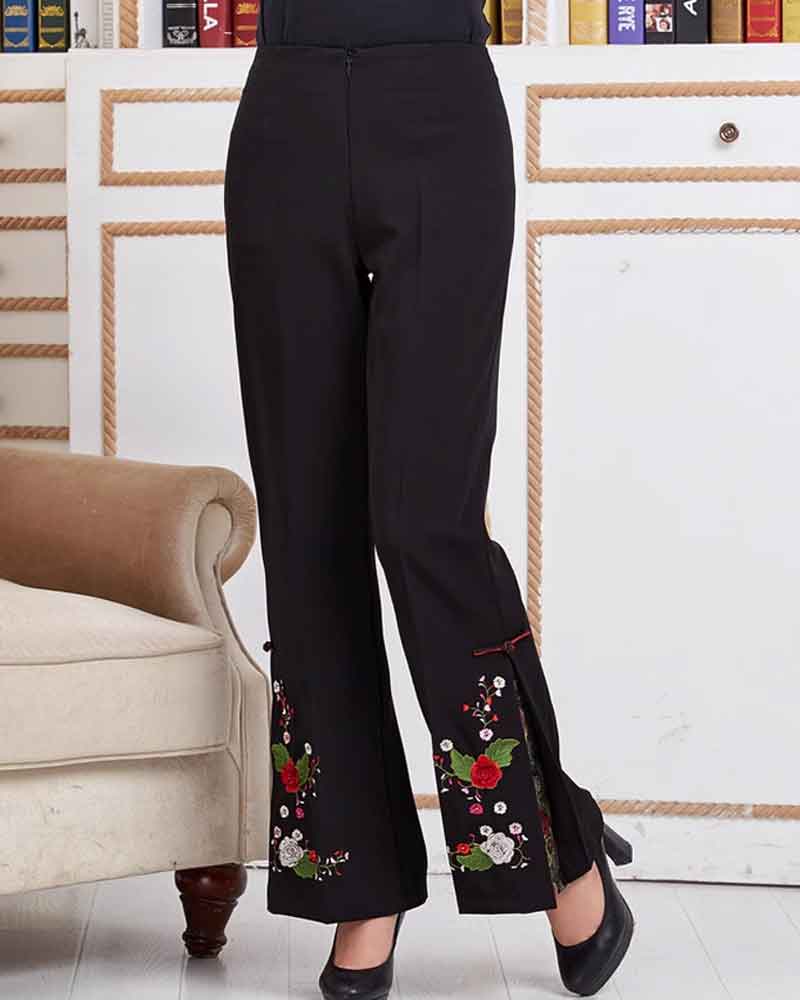 レディースのカンフーパンツ