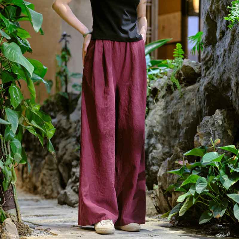 レディースのチャイナイージーパンツ