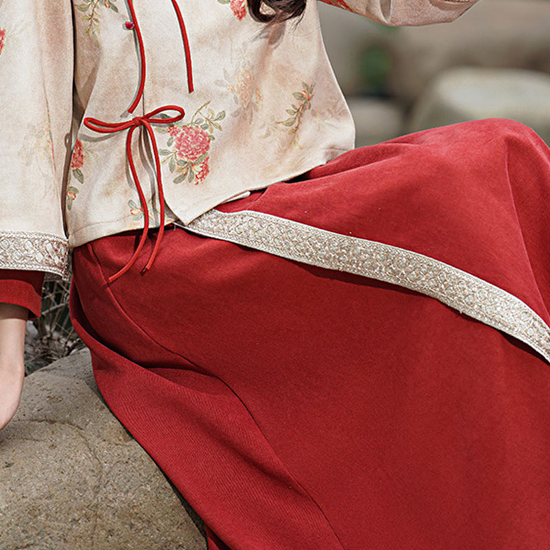 中華風のイージースカート